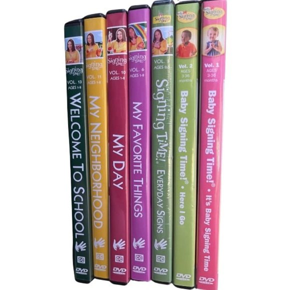 Baby Signing Time Collection Mix Lot 7 DVD - Picture 1 of 8
